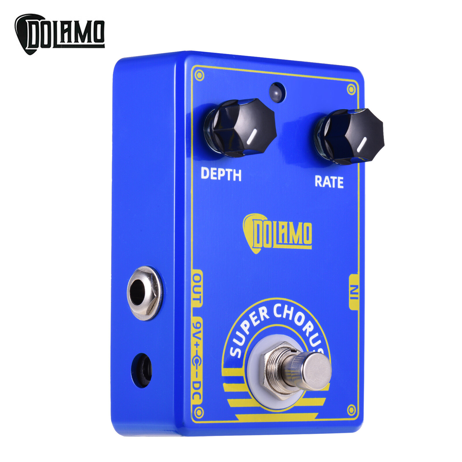 Dolamo D-3 Super Chorus Guitar Effect Pedal Chorus Pedal with True Bypass for Electric Guitar