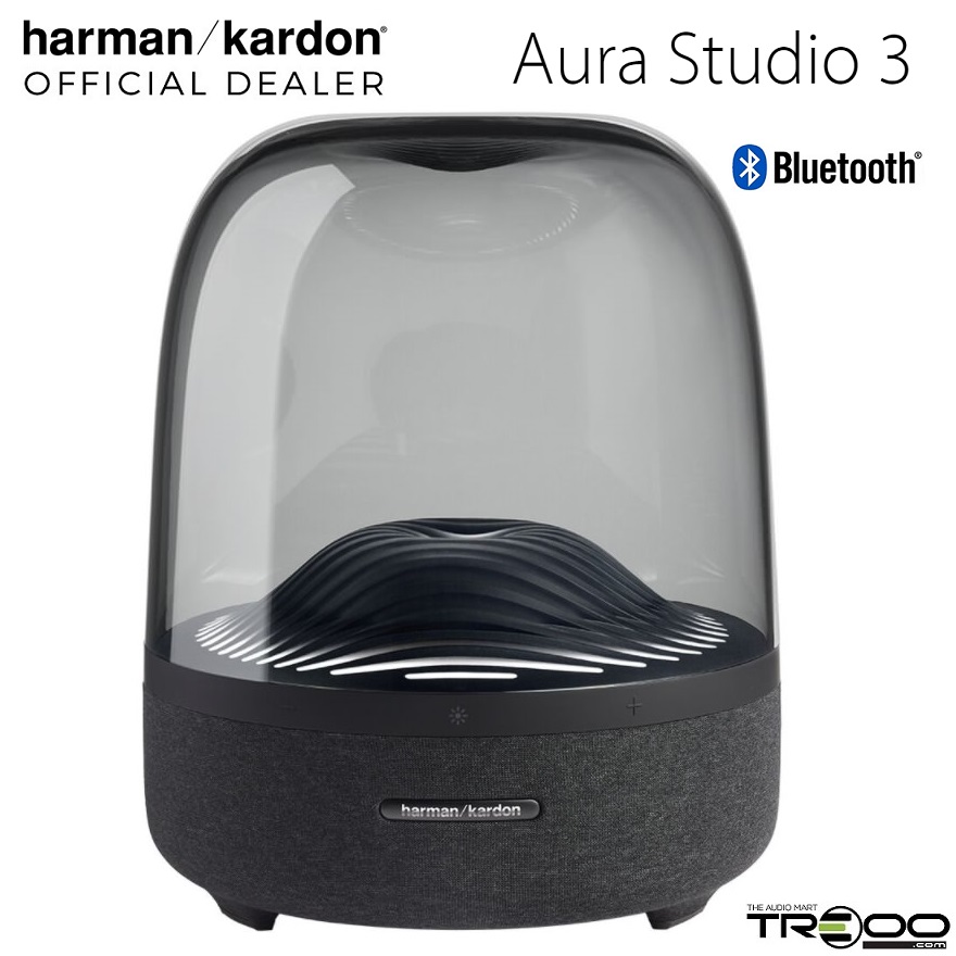 Harman Kardon Aura Studio 3 Wireless Bluetooth Speaker with Room Ambient Lamp Light