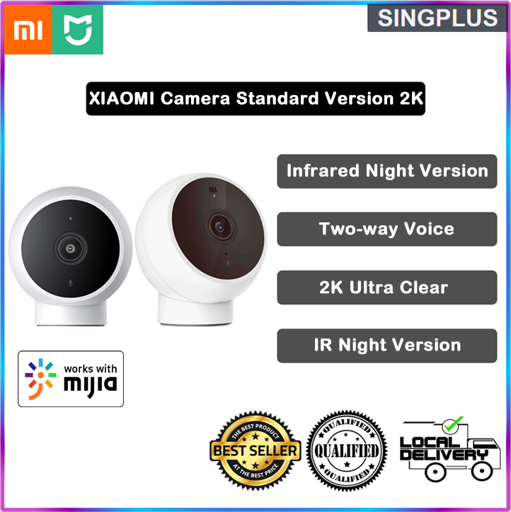 【SG LOCAL SELLER】 Xiaomi Smart Security Camera Standard Version2K Ultra Clear 1296P HD Quality Viewing MijiaAPP Remote Monitor Webcam Security Cam