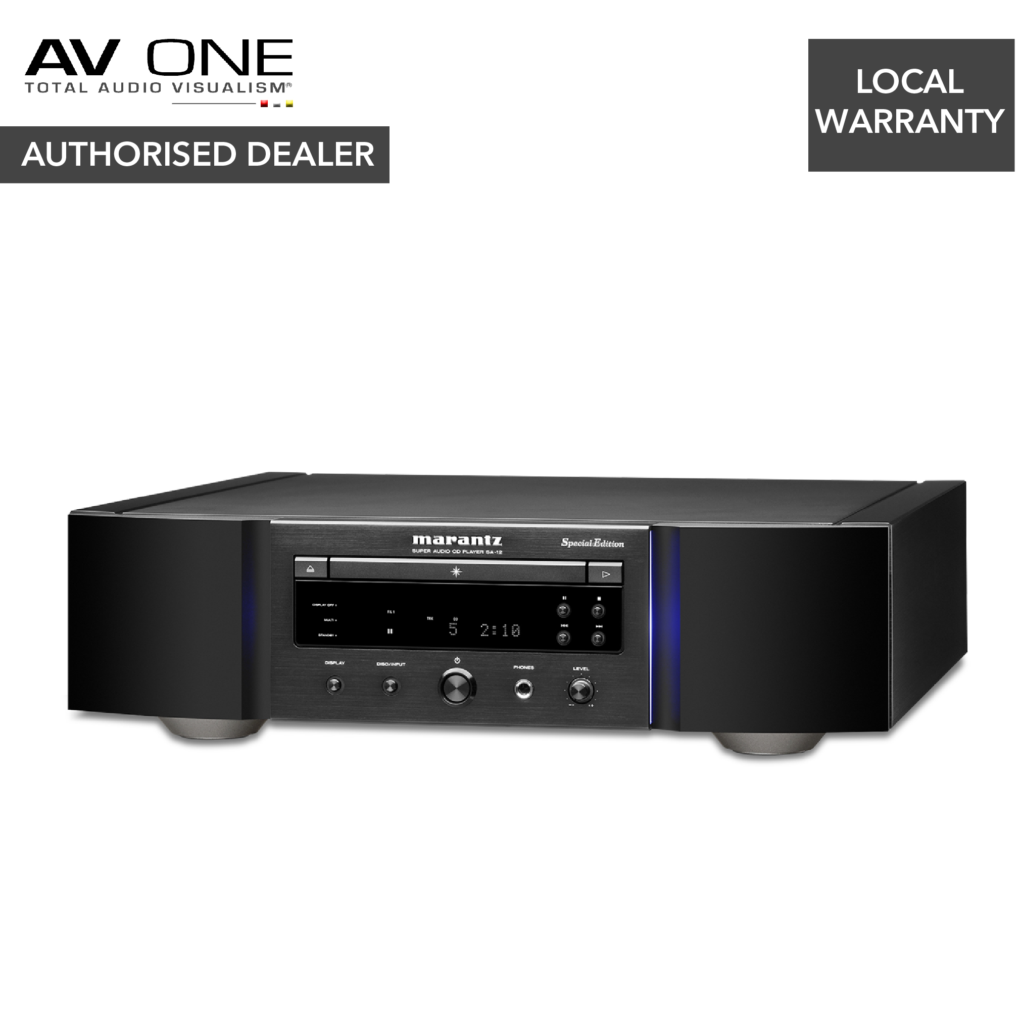 Marantz SA-12SE Special Edition Super Audio CD Player with DAC - AV One Authorized Dealer/Official Product/Warranty